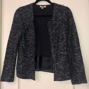 J. Crew Peplum zip up blazer